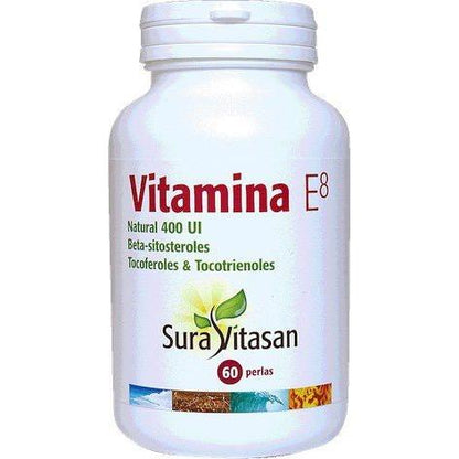 Vitamine E8 Sura Vitasan 60 perles