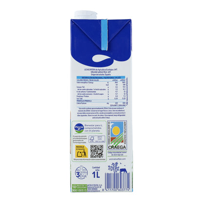 Latte intero biologico Puleva, 1 L