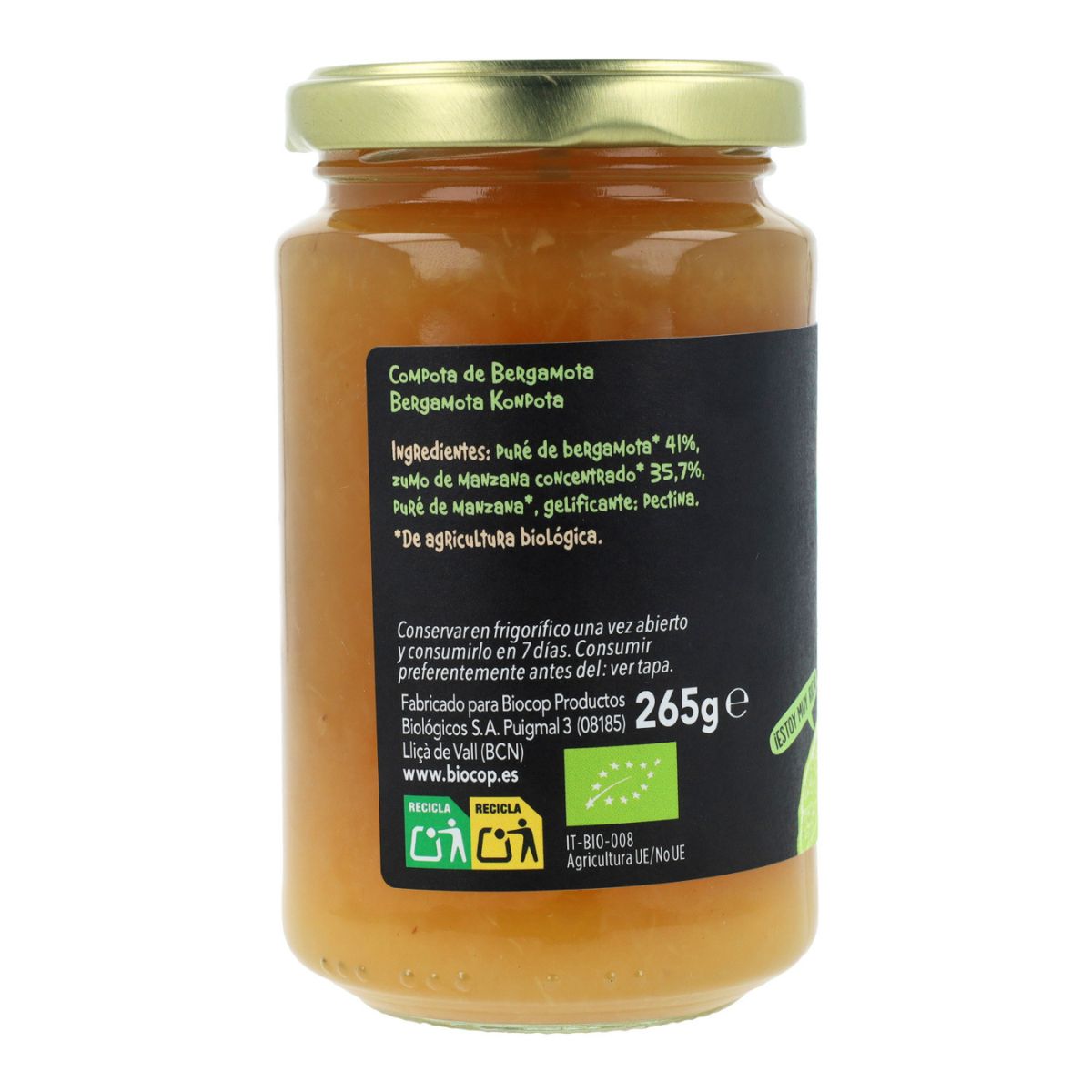 Composta di bergamotto Biocop 265 g