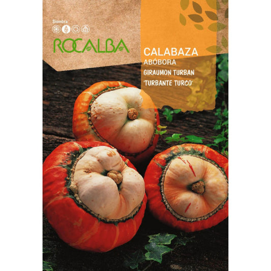 Pompoenpitten giraumont turban "Turkse tulband"