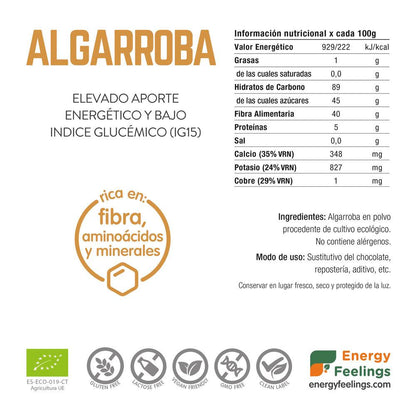 Johannisbrotpulver Energy Feelings 1 kg