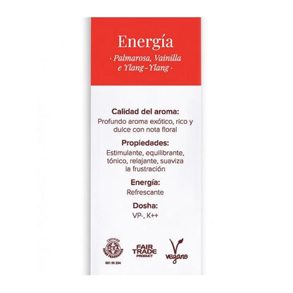 Incenso certificato BioAroma Energia 12 bastoncini