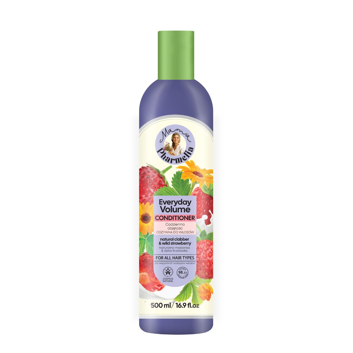 Balsamo con latte cagliato e fragola selvatica, Mama Pharmelia, 500 ml