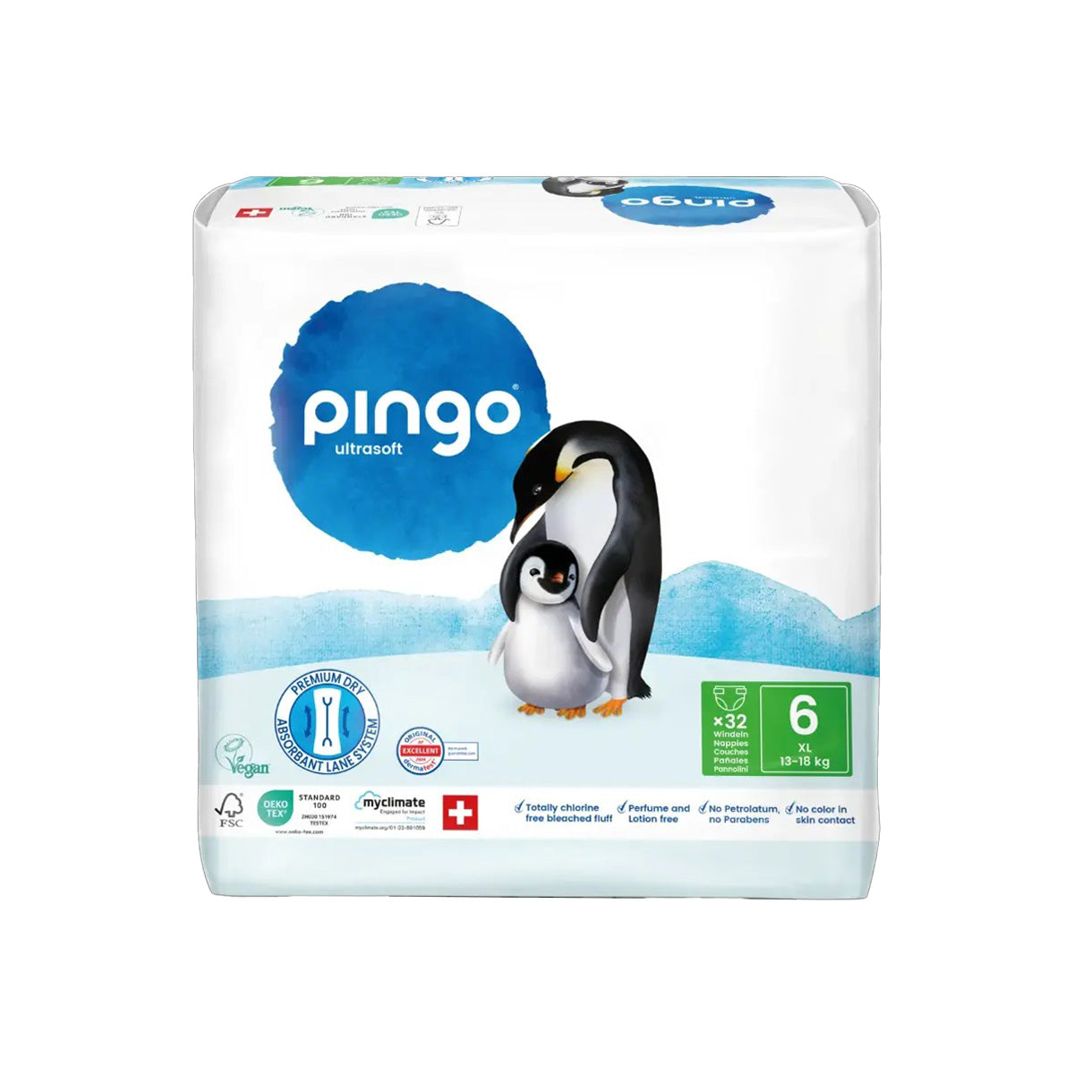 Pingo T6 XL nappies (15-30 kg) 32 units