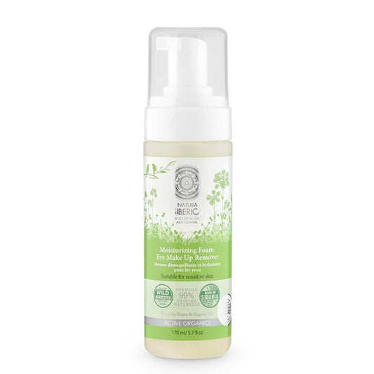 Natura Sibérica Make-up Remover Foam for Sensitive Skin and Eye Contour, 150 ml