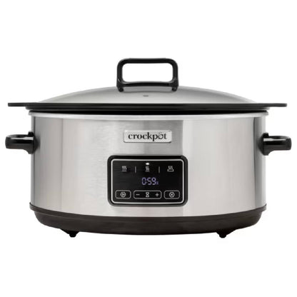 Crockpot Pentola elettrica a cottura lenta Sizzle & Stew 6,5 L CSC112X