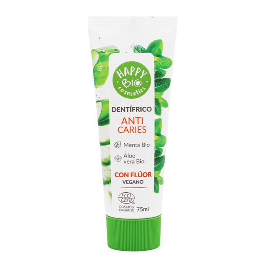 Dentifrice anti-caries BIO menthe aloe au fluor 75 ml