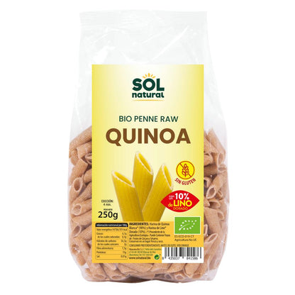 Makaron z komosy ryżowej z siemieniem lnianym bio bezglutenowy Sol Natural 250 g