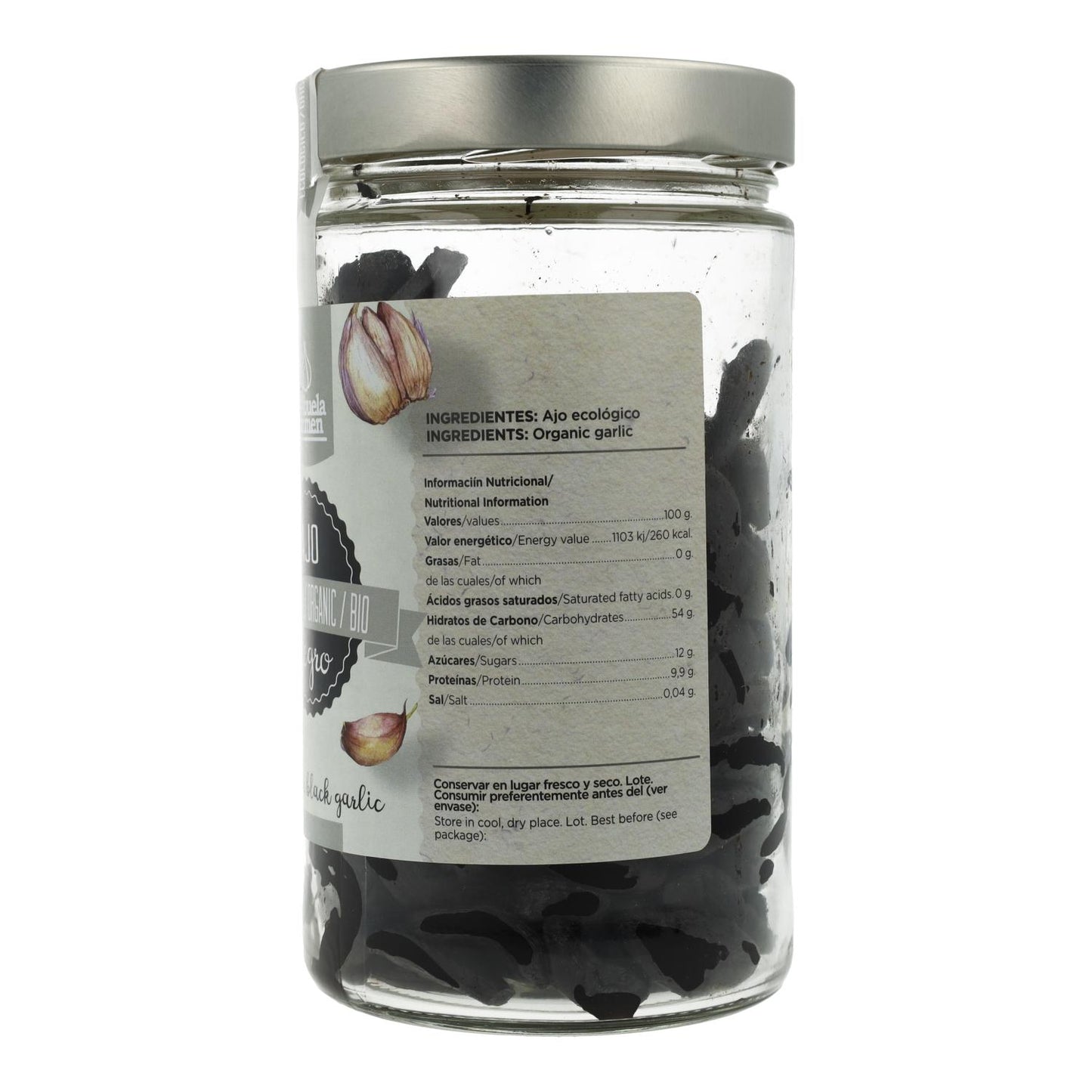 Czarny czosnek w szklanym słoiku La Abuela Carmen 400 g