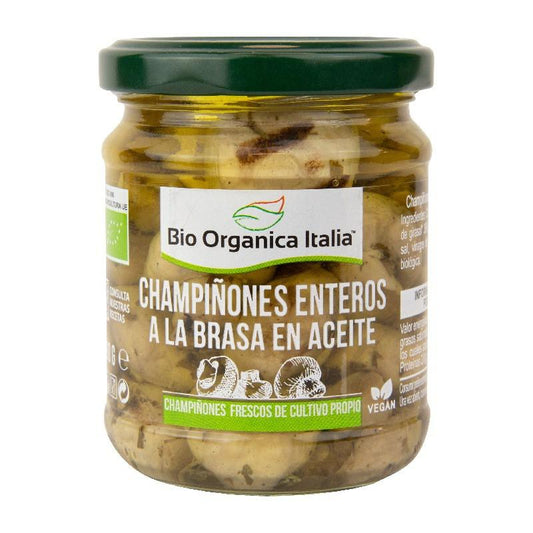 Ganze gegrillte Champignons in Öl Bio Organica Italia 190g