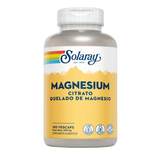 Big Magnesium Citrate Solaray 180 Kapseln