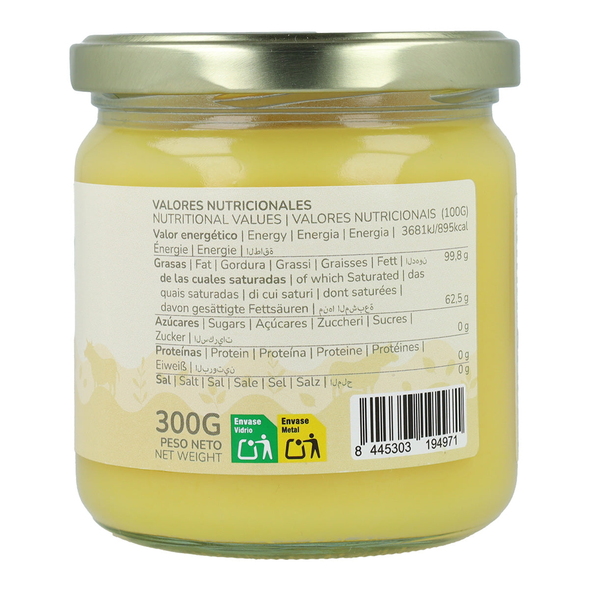 Ghee geklärte Butter ECO Planeta Huerto 300 g