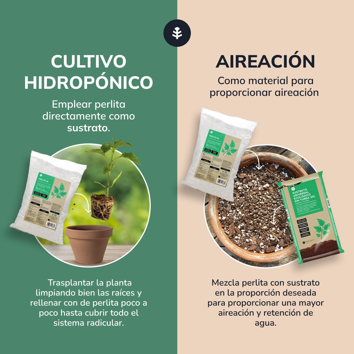 Pack 2xPerlite Planeta Huerto 8 Liter