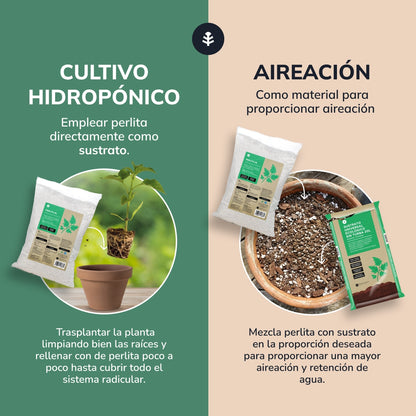 Pack 2xPerlite Planeta Huerto 8 Liter