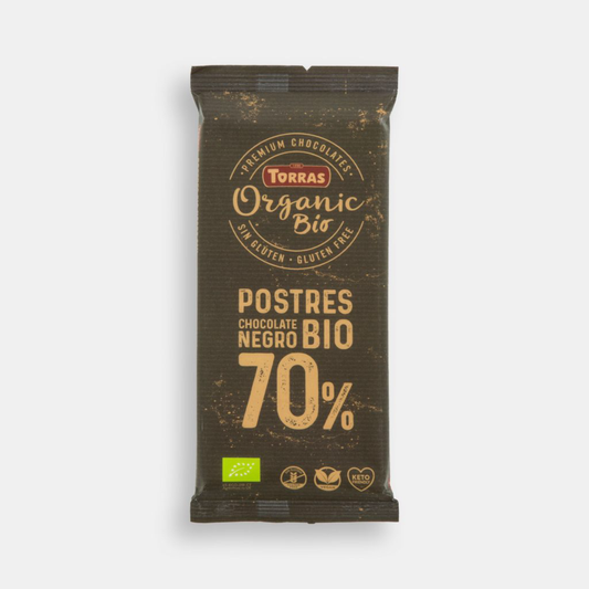 Chocolat fondant pour desserts 70 % cacao bio Torras 170 g