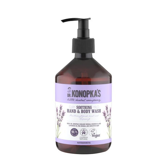 Savon apaisant pour les mains et le corps Dr. Konopka'S 500 ml
