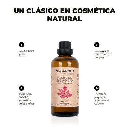 Arganour organic castor oil 100 ml