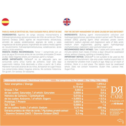 DAOkids® 60 tabletek opóźniających wchłanianie