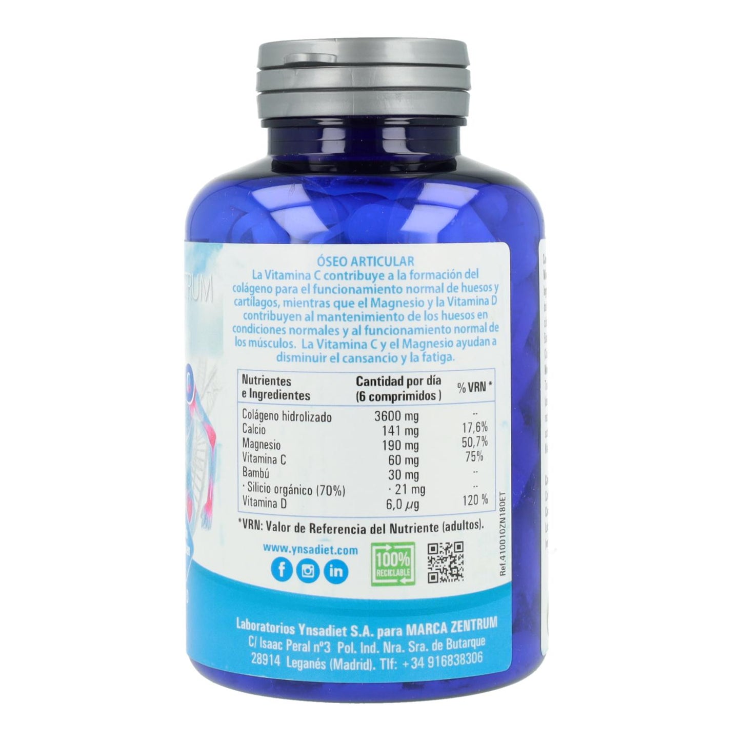PC collagene zentrum idrolizzato Ynsadiet 180 capsule