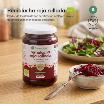 Grated beetroot Eco Planeta Huerto 345 g