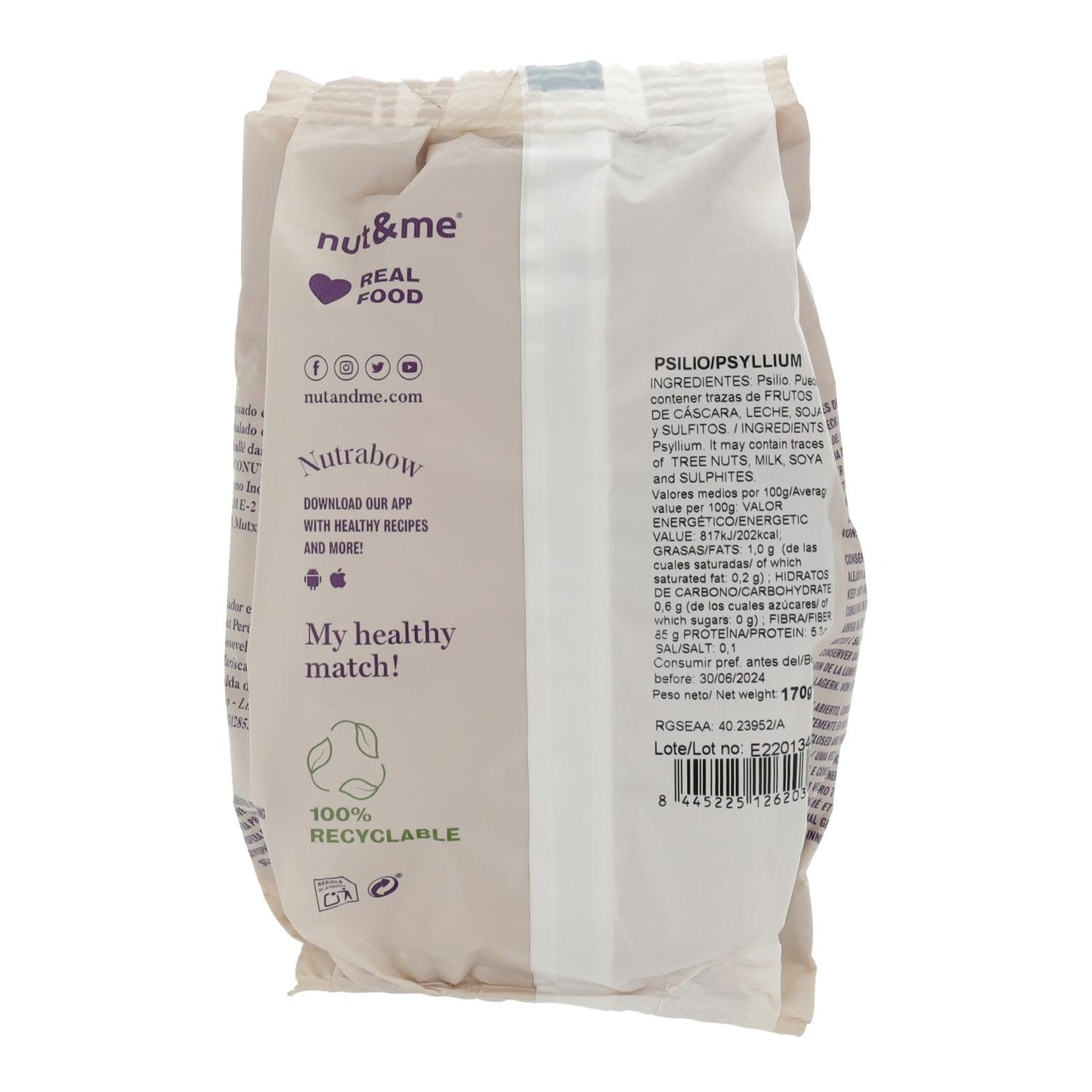 Psyllium Nut&Me 170 g