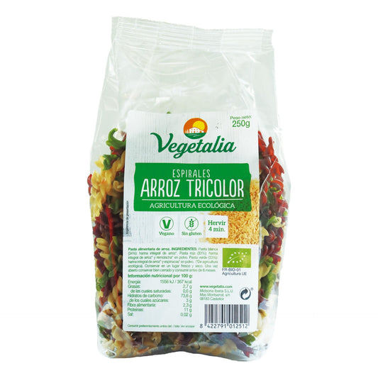 Tricolor risbollar Glutenfria BIO Vegetalia 250 g