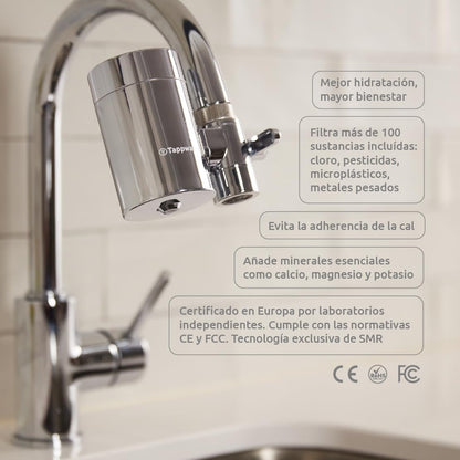 Lot de 4 cartouches pour filtre EcoPro Chrome SMR Tappwater
