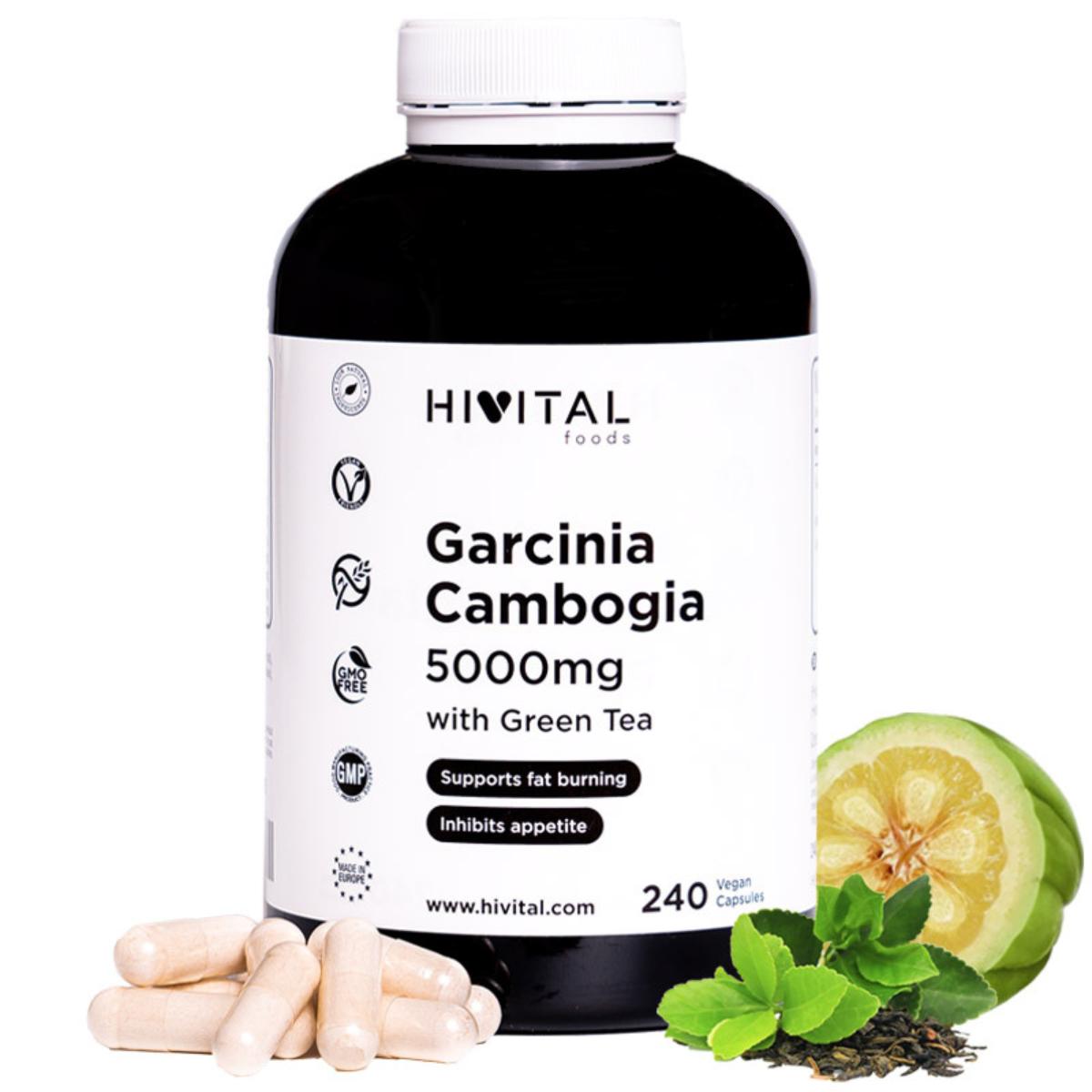Garcinia cambogia 5000 mg 240 vegan capsules Hivital