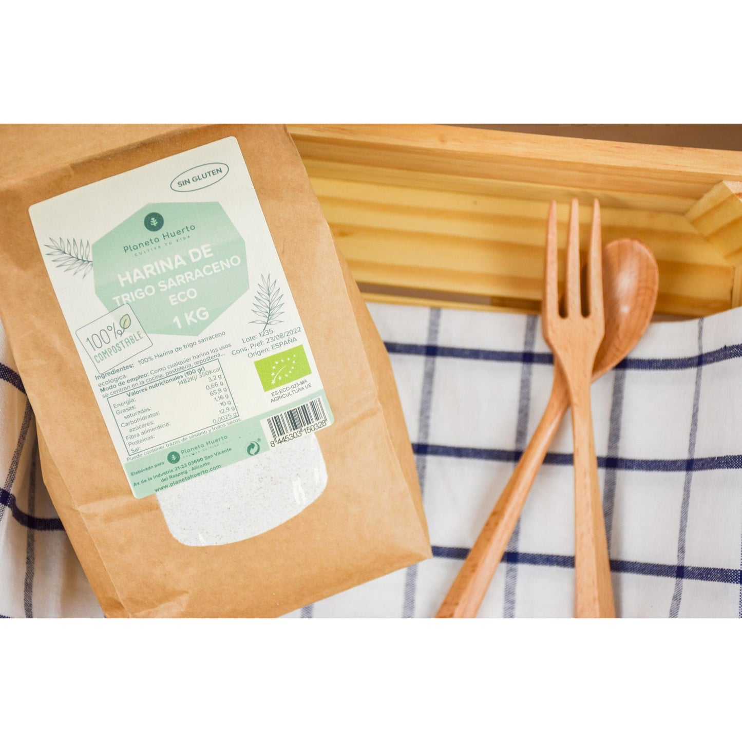 Glutenfritt bovetemjöl ECO Planeta Huerto 1 kg