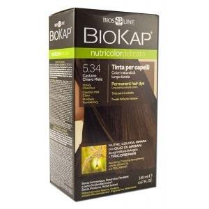 Farba do włosów Delicato 5.34 Biokap w kolorze jasnobrązowym 140 ml