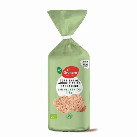 Ris- och bovetepannkakor El Granero, 100 g