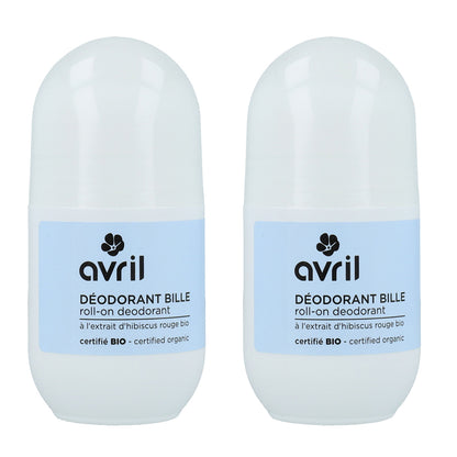 PROMO-paket 2x ekologisk roll-on-deodorant för kvinnor Avril 50 ml