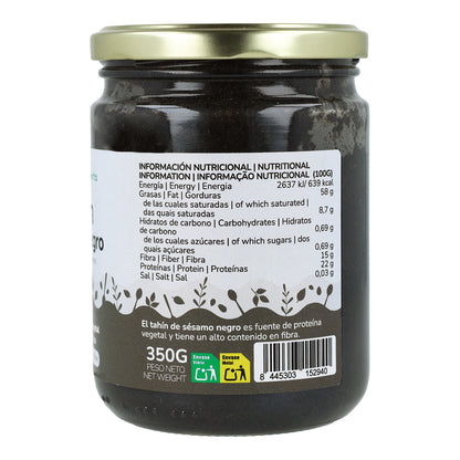 Tahini med svart sesam ECO Planet Garden 350 g
