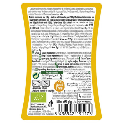 Packung mit 2 Einheiten Naturgreen Roh-Agavensirup, 2 Einheiten à 500 ml