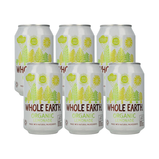 6er-Pack Bio-Limonade, 330 ml. Whole Earth