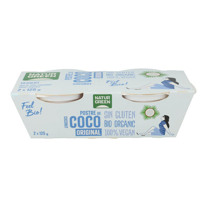 Dessert à la noix de coco Nature Naturgreen, 2 x 125 g
