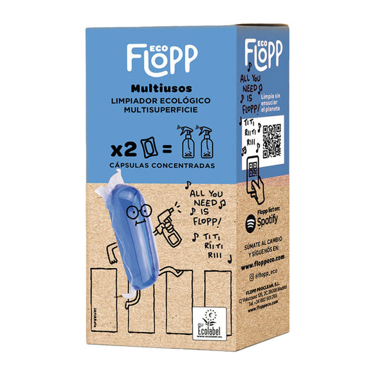 Mehrzweck-Nachfüllpackung, wasserlöslich, Flopp, 2 Kapseln