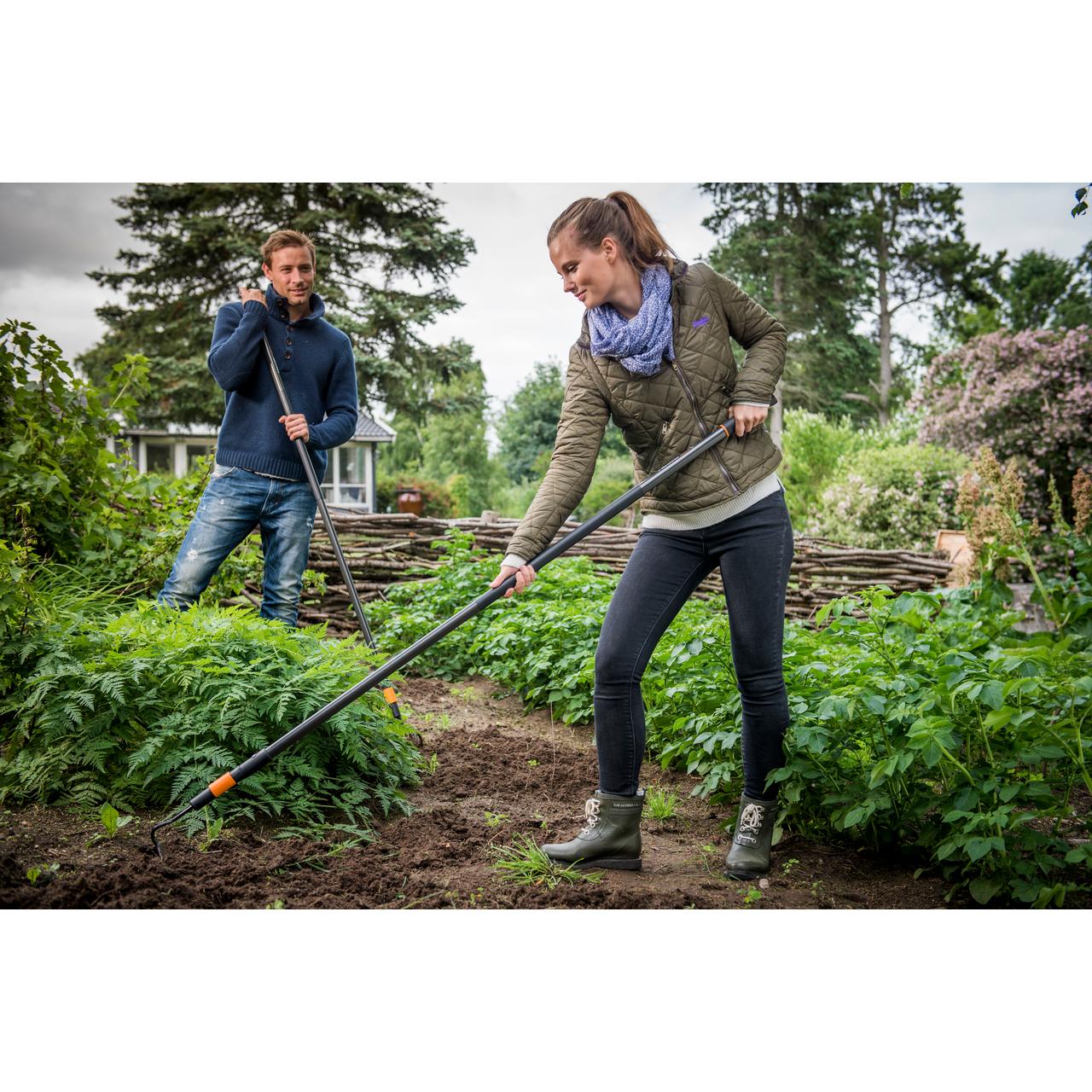 Kultywator niemiecki QuickFit Fiskars z 3 zębami