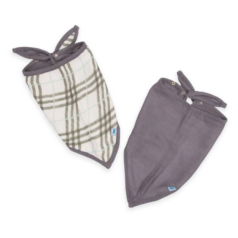 Pendleton Plaid bamboo bibs, 2 pcs, Little Unicorn