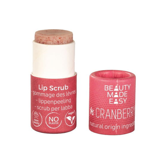 Veganistische lippenbalsem met suiker en bosbessen van Beauty Made Easy