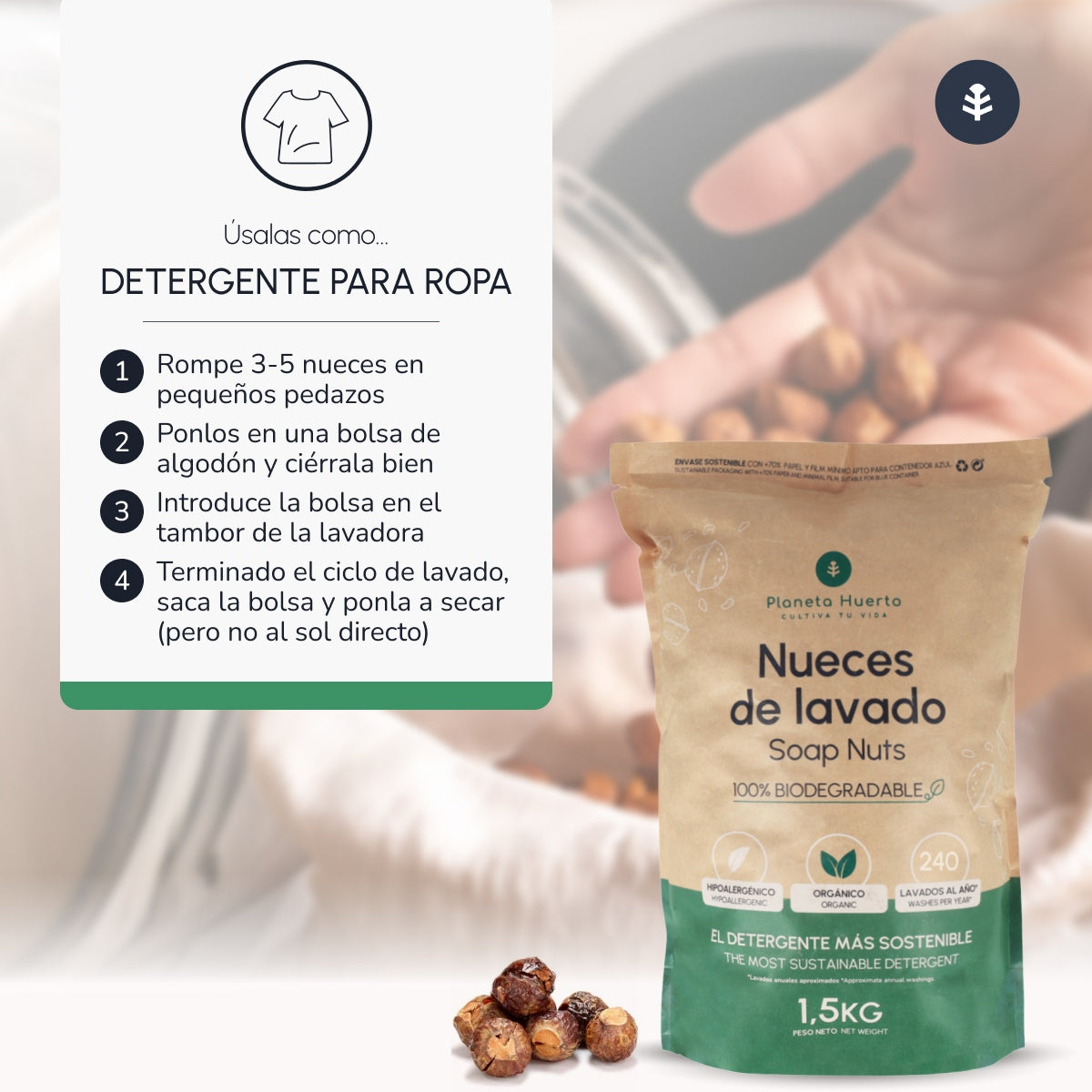 Planeta Huerto Washed Walnuts 1,5 kg