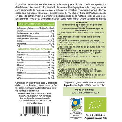 Psillio in polvere 200 g, Salud Viva