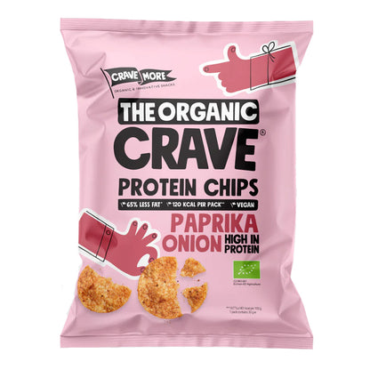 Chips proteiche di lenticchie Paprika & Onion 30 g