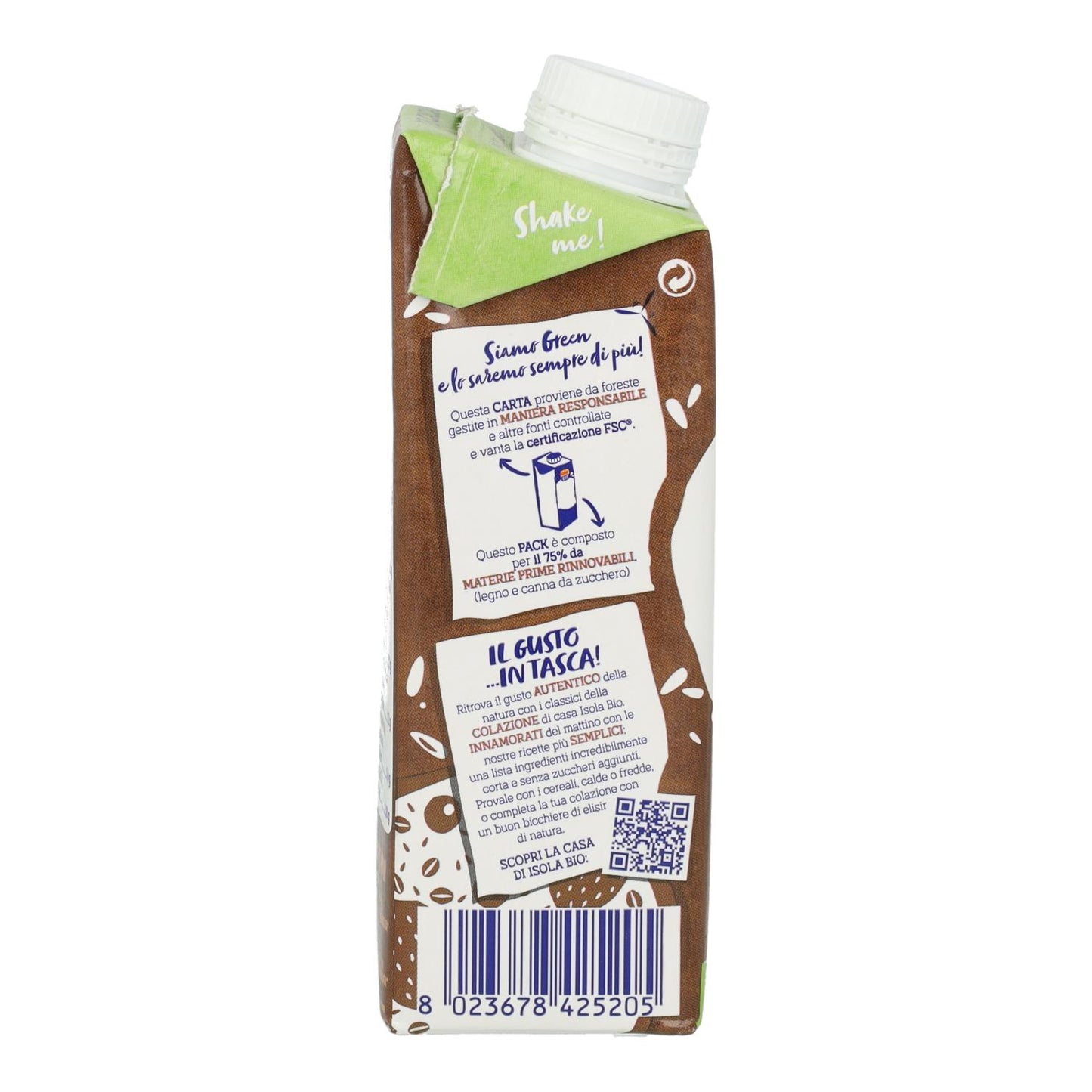 Isola Bio Organic Mini Rice Drink with Cocoa 250 ml
