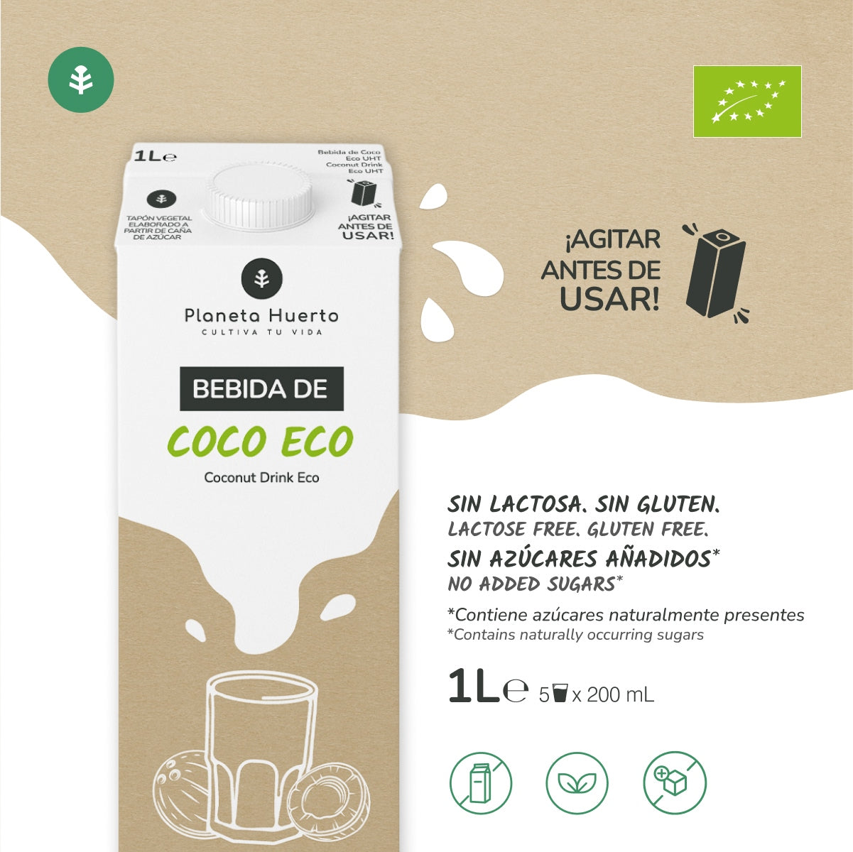 Planet Orchard Eco Kokosnoot Drink 1L