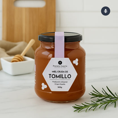 Miel Cruda de Tomillo Planeta Huerto 1 Kg