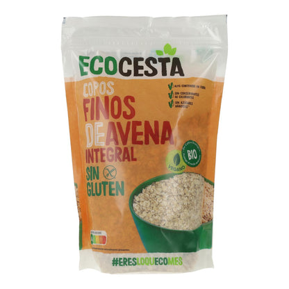 Fiocchi di avena integrale senza glutine Bio, 500 g Ecocesta
