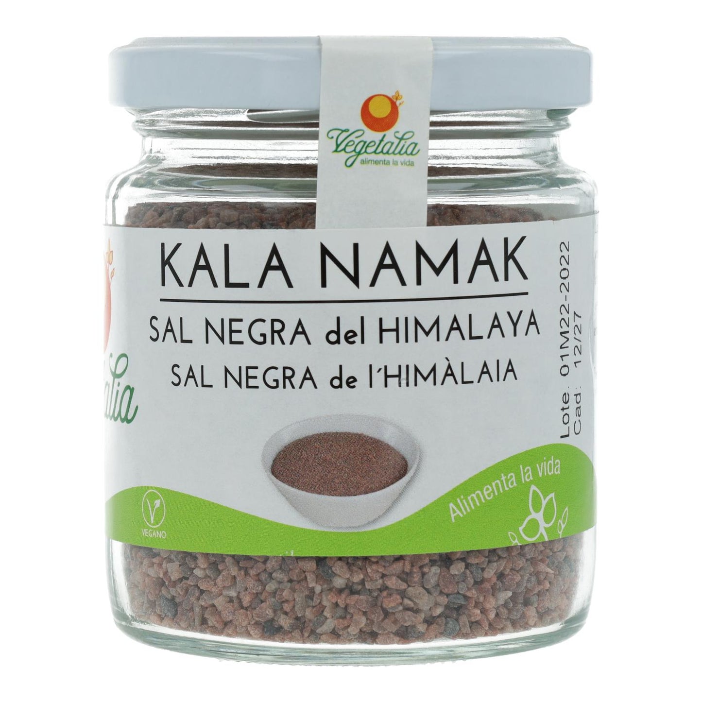 Schwarzes Himalaya-Salz (Kala Nmak) Vegetalia 220 g
