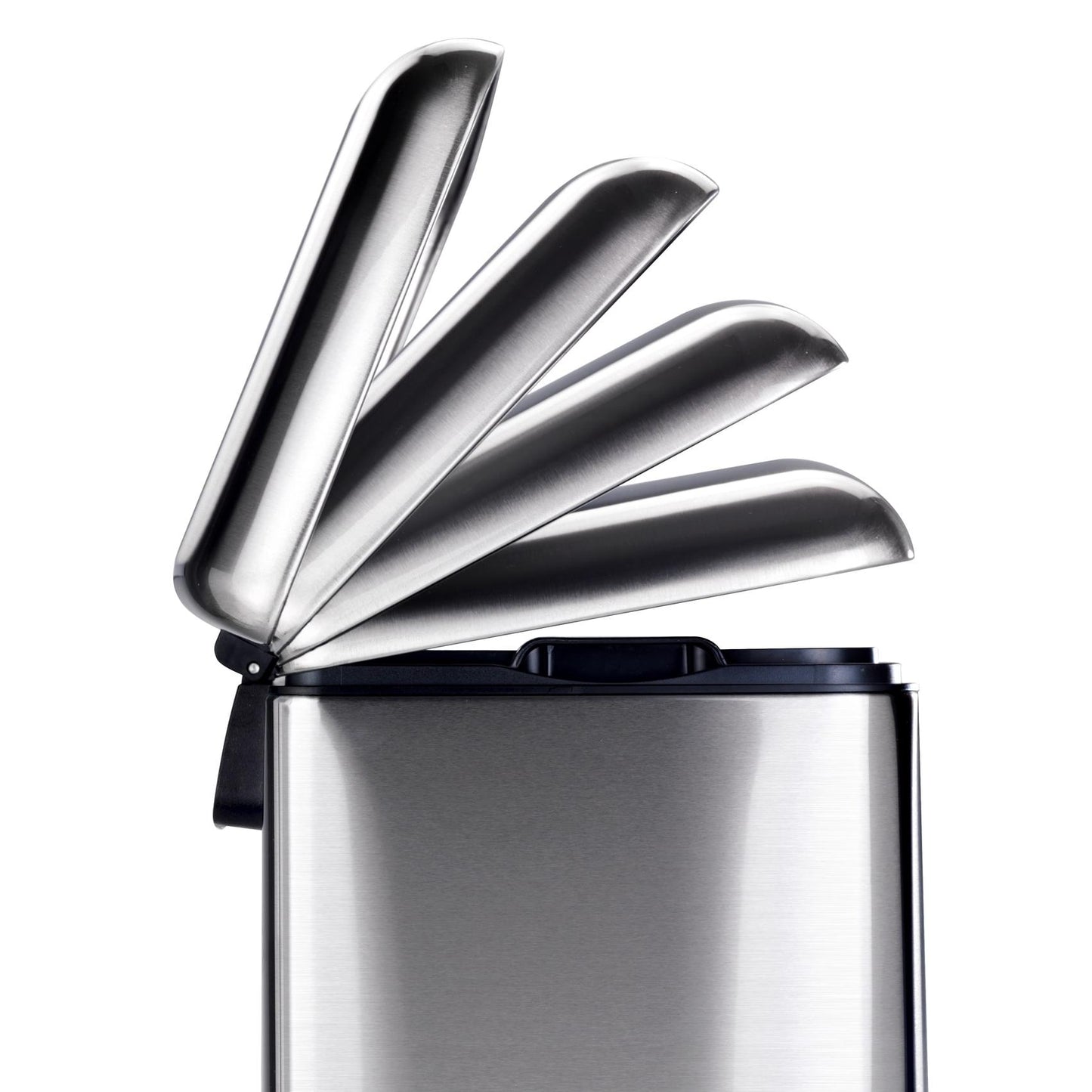 Roestvrijstalen pedaalemmer Easy Close Studio Duo, 2 x 20 l