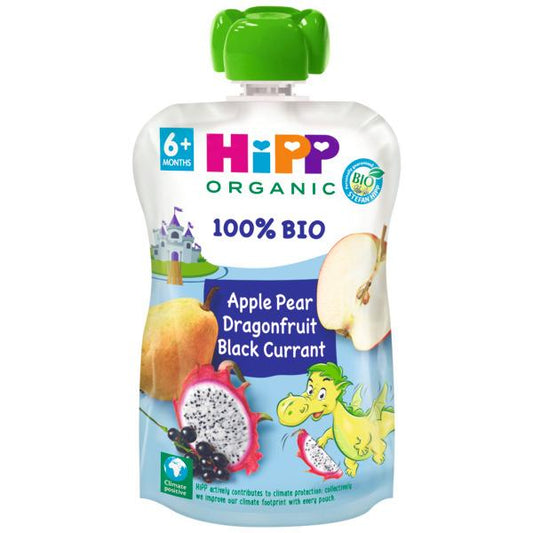 Apple, Pear, Dragon Fruit and Redcurrant Organic Pouch +6 months HiPP 100 g